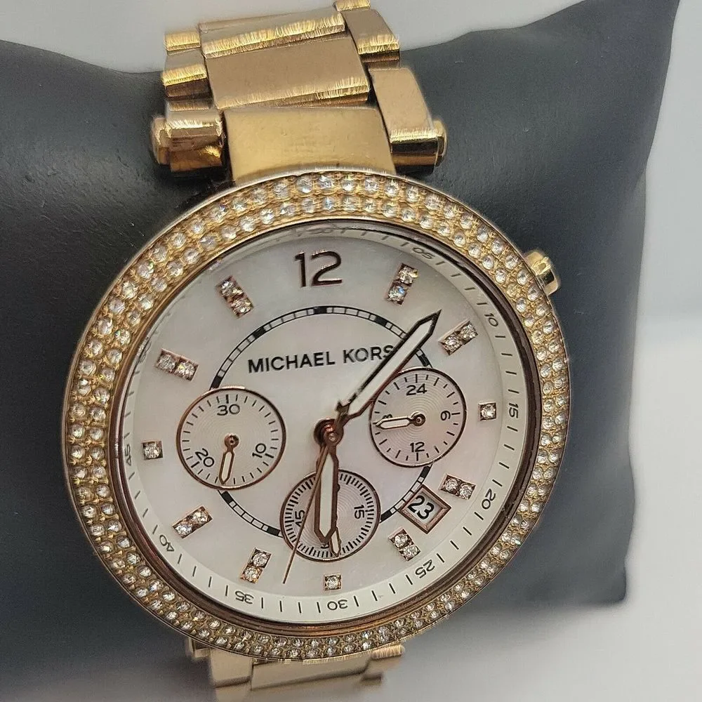 Michael Kors Parker MK5491 Womens Stainless Steel Analog Dial Quartz Watch DE111
